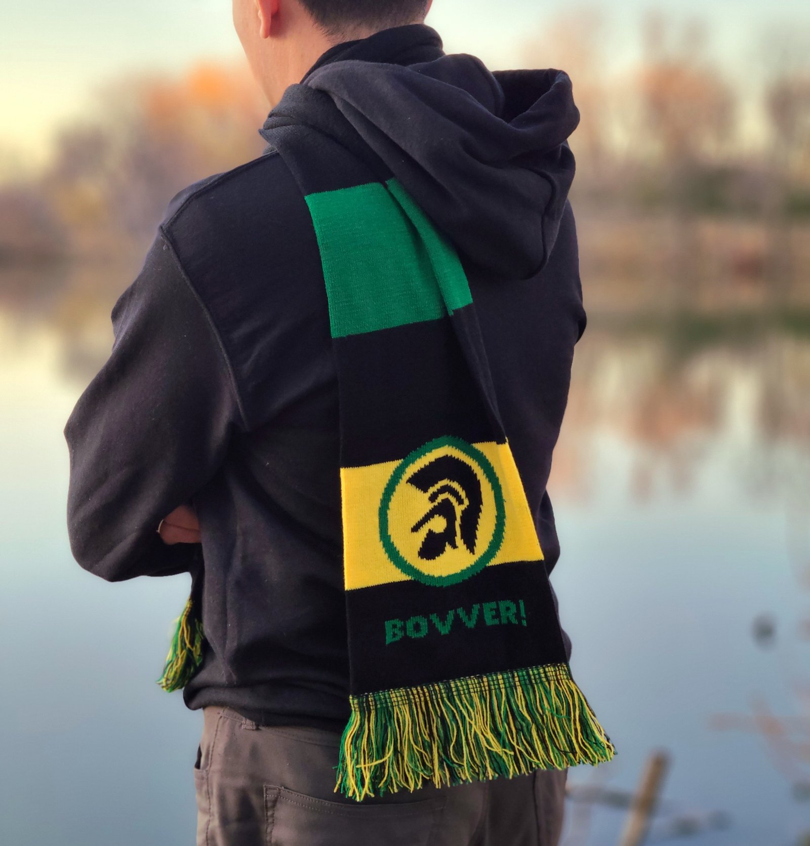 trojan skinhead scarf